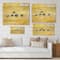 Designart - Pelicans On The Yellow River - Farmhouse Print on Natural Pine Wood
